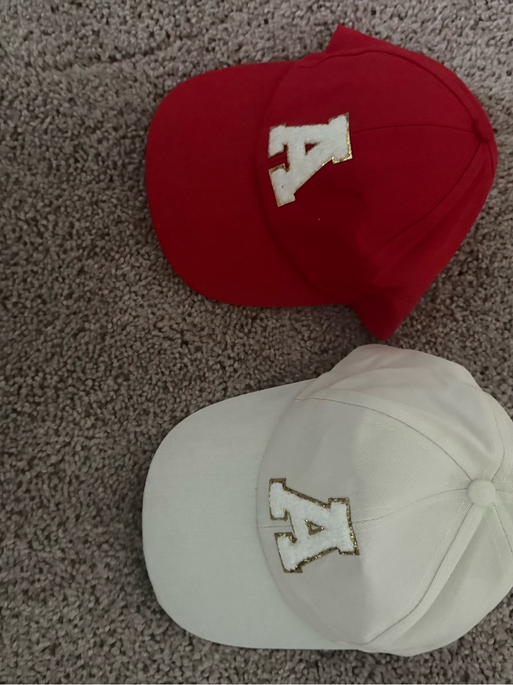 Kids A-Patch Baseball Cap - Red or White
